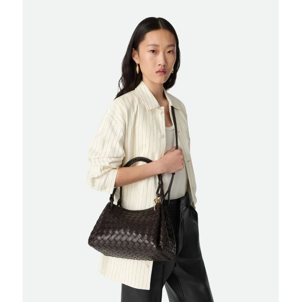 Khaite Women's Parachute in Fondant - Brown Shoulder & Crossbody Bags - The Lotus Tote Bag - Shop at Luxury Shoes 