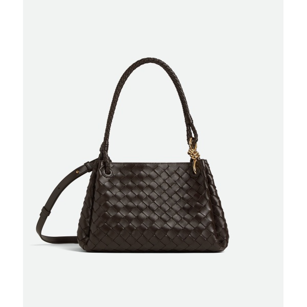 Khaite Women's Parachute in Fondant - Brown Shoulder & Crossbody Bags - The Lotus Tote Bag - Shop at Luxury Shoes 
