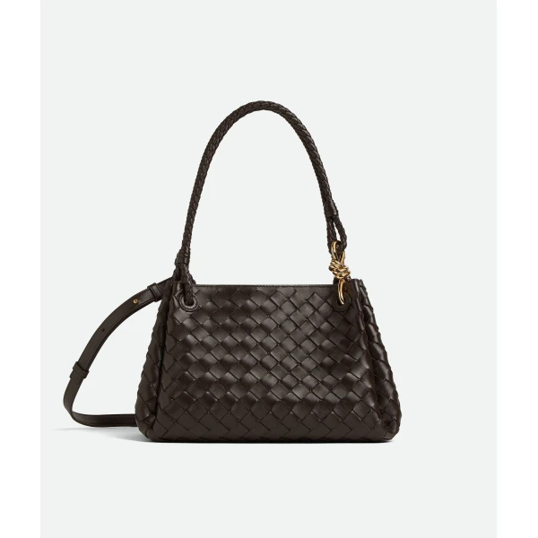 Khaite Women's Parachute in Fondant - Brown Shoulder & Crossbody Bags - The Lotus Tote Bag - Shop at Luxury Shoes 