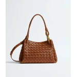 Khaite Women's Parachute in Tannin - Brown Shoulder & Crossbody Bags - The Lotus Tote Bag - Shop at Luxury Shoes 