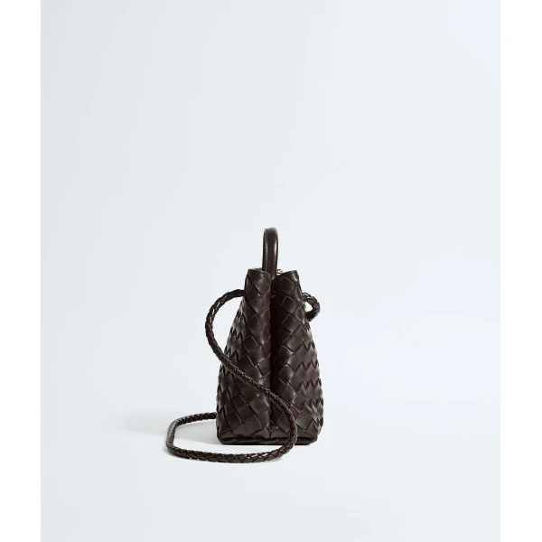 Khaite Women's Small Andiamo in Fondant - Brown Totes & Top-Handle Bags - The Lotus Tote Bag - Shop at Luxury Shoes 