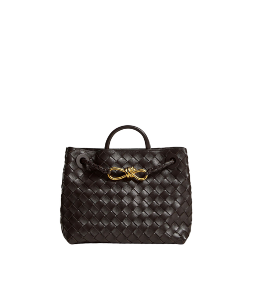 Khaite Women's Small Andiamo in Fondant - Brown Totes & Top-Handle Bags - The Lotus Tote Bag - Shop at Luxury Shoes 