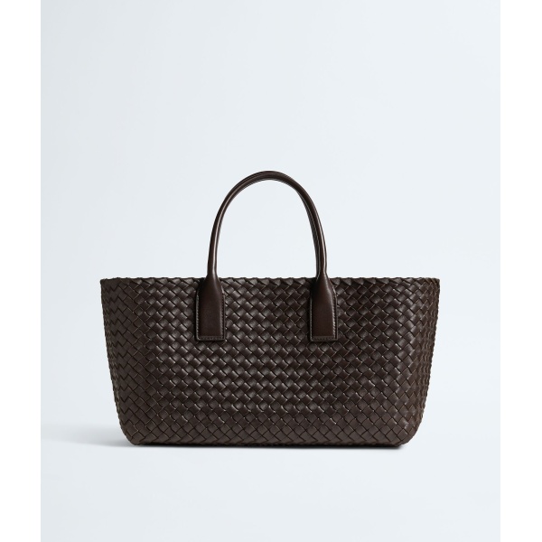 Khaite Women's Small Cabat in Fondant - Brown Totes & Top-Handle Bags - The Lotus Tote Bag - Shop at Luxury Shoes 