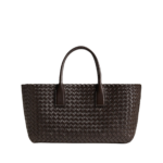 Khaite Women's Small Cabat in Fondant - Brown Totes & Top-Handle Bags - The Lotus Tote Bag - Shop at Luxury Shoes 