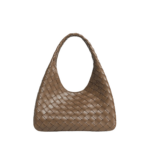 Khaite Women's Small Campana in Pinecone - Brown Shoulder & Crossbody Bags - The Lotus Tote Bag - Shop at Luxury Shoes 