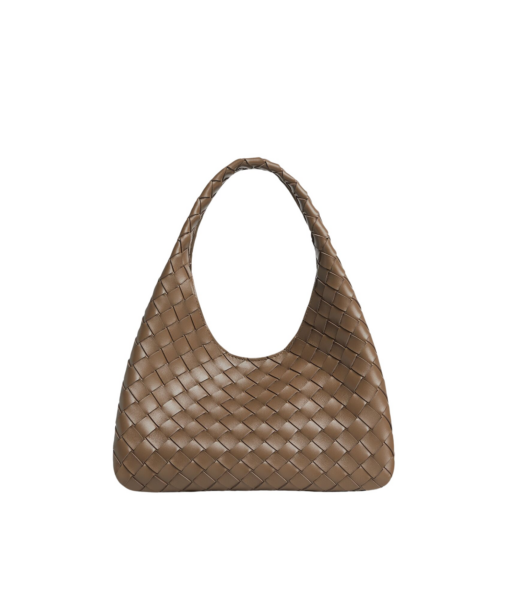 Khaite Women's Small Campana in Pinecone - Brown Shoulder & Crossbody Bags - The Lotus Tote Bag - Shop at Luxury Shoes 