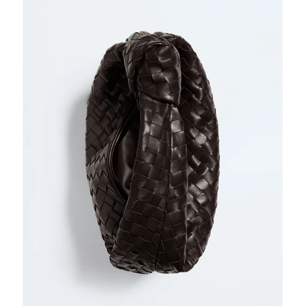 Khaite Women's Small Jodie in Fondant - Brown Shoulder & Crossbody Bags - The Lotus Tote Bag - Shop at Luxury Shoes 