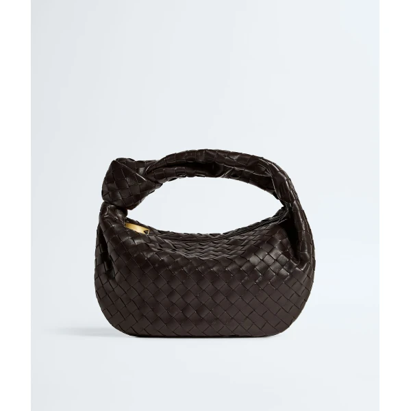 Khaite Women's Small Jodie in Fondant - Brown Shoulder & Crossbody Bags - The Lotus Tote Bag - Shop at Luxury Shoes 