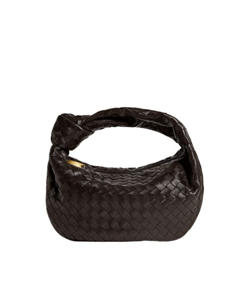 Khaite Women's Small Jodie in Fondant - Brown Shoulder & Crossbody Bags - The Lotus Tote Bag - Shop at Luxury Shoes 