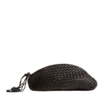 Khaite Women's Small Onda Clutch in Espresso - Brown Clutch Bags - The Lotus Tote Bag - Shop at Luxury Shoes 