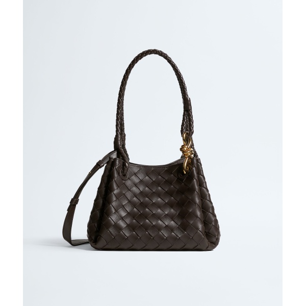 Khaite Women's Small Parachute in Fondant - Brown Shoulder & Crossbody Bags - The Lotus Tote Bag - Shop at Luxury Shoes 