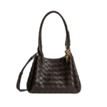 Khaite Women's Small Parachute in Fondant - Brown Shoulder & Crossbody Bags - The Lotus Tote Bag - Shop at Luxury Shoes 