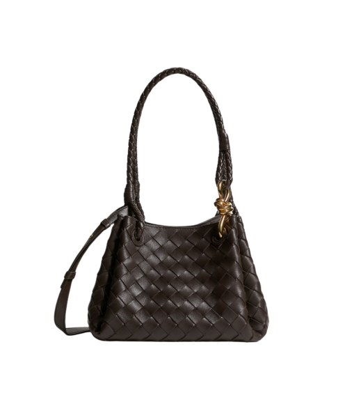 Khaite Women's Small Parachute in Fondant - Brown Shoulder & Crossbody Bags - The Lotus Tote Bag - Shop at Luxury Shoes 