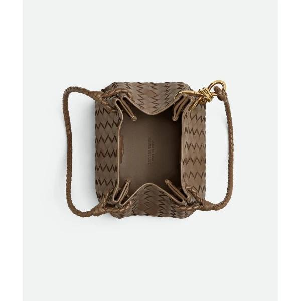 Khaite Women's Small Parachute in Pinecone - Brown Shoulder & Crossbody Bags - The Lotus Tote Bag - Shop at Luxury Shoes 