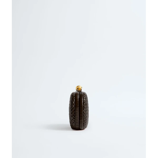 Khaite Women's Soft Knot in Fondant - Brown Clutch Bags - The Lotus Tote Bag - Shop at Luxury Shoes 