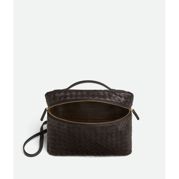 Khaite Women's Soft Vanity in Fondant - Brown Clutch Bags - The Lotus Tote Bag - Shop at Luxury Shoes 