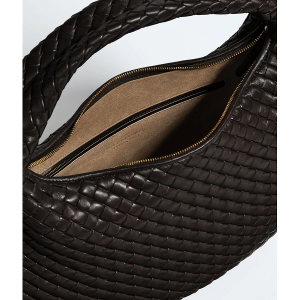 Khaite Women's Veneta in Fondant - Brown Shoulder & Crossbody Bags - The Lotus Tote Bag - Shop at Luxury Shoes 