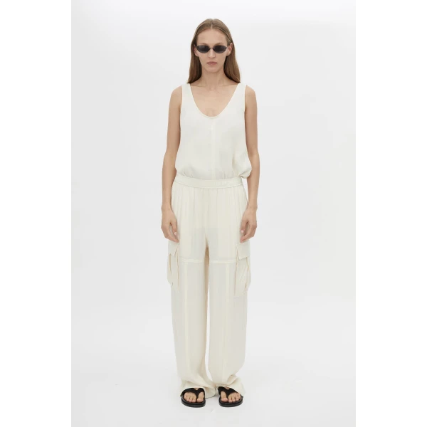 Camilla and Marc Allegro Satin Pant - Pants - Luxury Ready-to-Wear at Luxury Shoes 