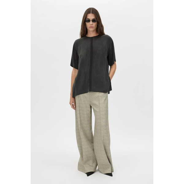 Camilla and Marc Allegro Satin Tee - Tops - Luxury Ready-to-Wear at Luxury Shoes 