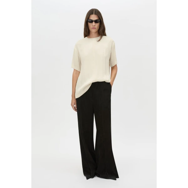 Camilla and Marc Allegro Satin Tee - Tops - Luxury Ready-to-Wear at Luxury Shoes 