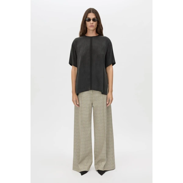 Camilla and Marc Allegro Satin Tee - Tops - Luxury Ready-to-Wear at Luxury Shoes 