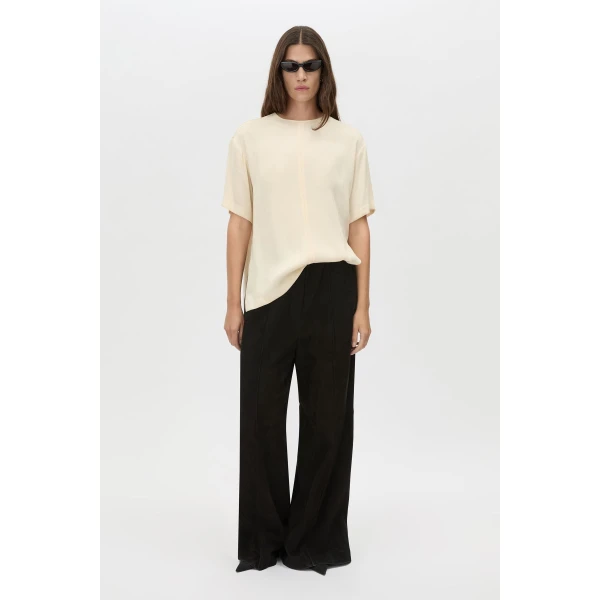 Camilla and Marc Allegro Satin Tee - Tops - Luxury Ready-to-Wear at Luxury Shoes 