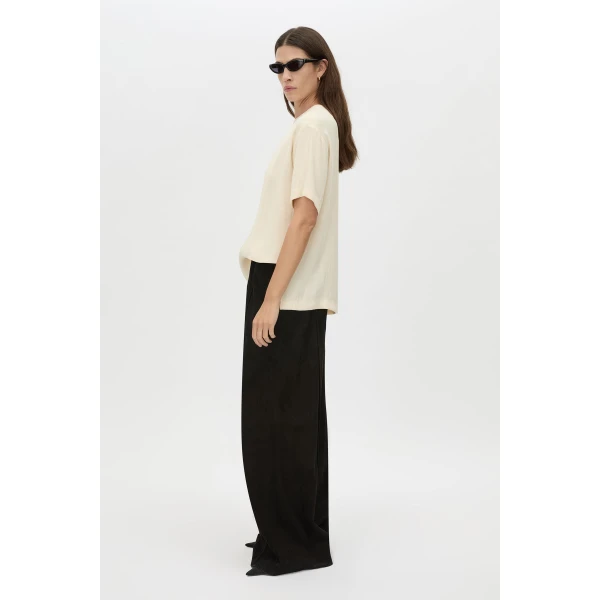 Camilla and Marc Allegro Satin Tee - Tops - Luxury Ready-to-Wear at Luxury Shoes 