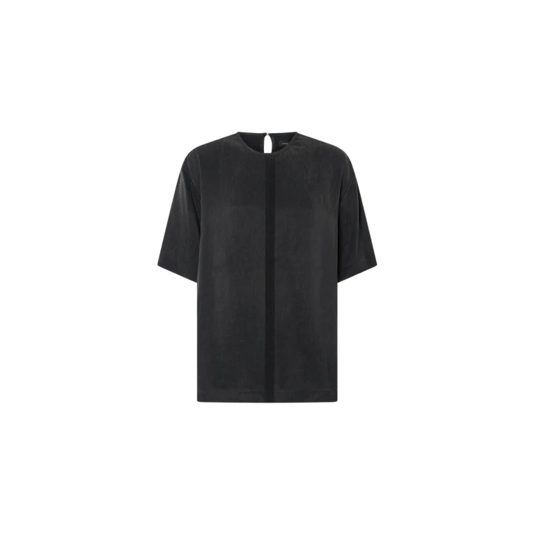 Camilla and Marc Allegro Satin Tee - Tops - Luxury Ready-to-Wear at Luxury Shoes 