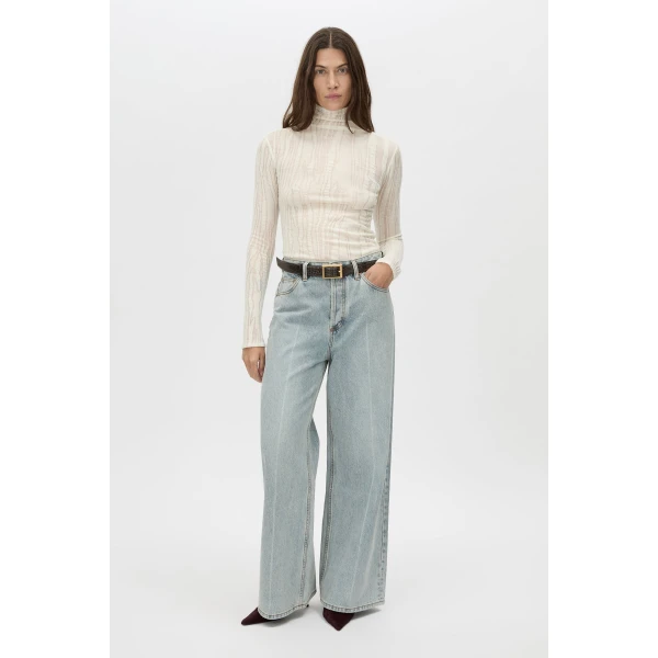 Camilla and Marc Argento Denim Jean - Pants - Luxury Ready-to-Wear at Luxury Shoes 