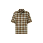 Camilla and Marc Arian Short Sleeve Check Shirt - Tops - Luxury Ready-to-Wear at Luxury Shoes 