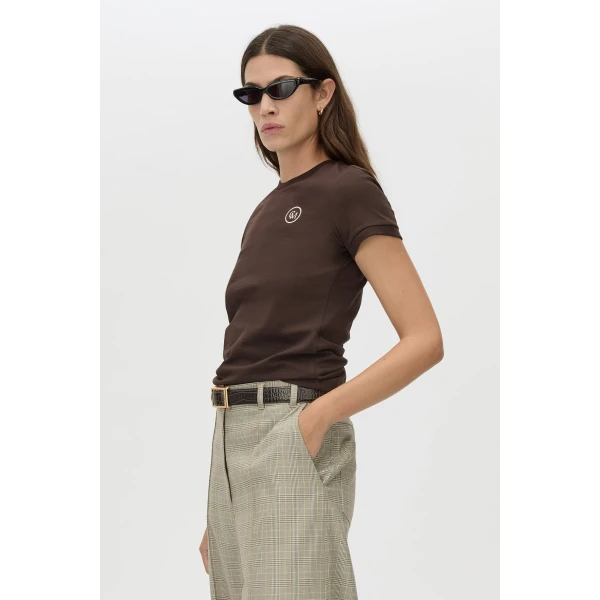 Camilla and Marc Bonnie Fitted Graphic Tee - Tops - Luxury Ready-to-Wear at Luxury Shoes 