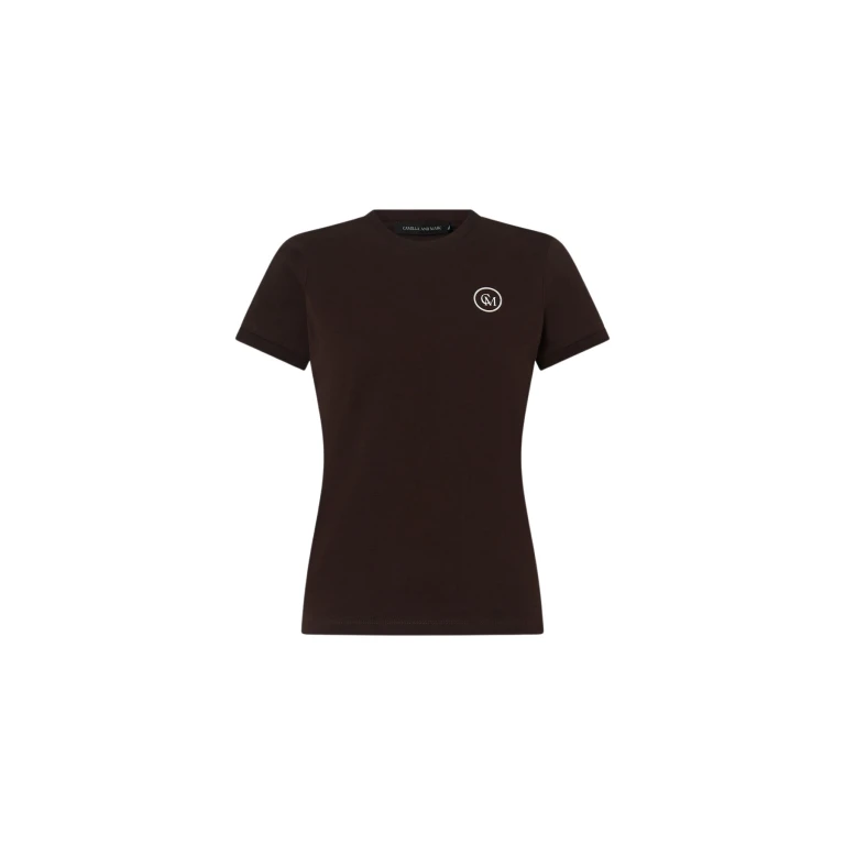 Camilla and Marc Bonnie Fitted Graphic Tee - Tops - Luxury Ready-to-Wear at Luxury Shoes 