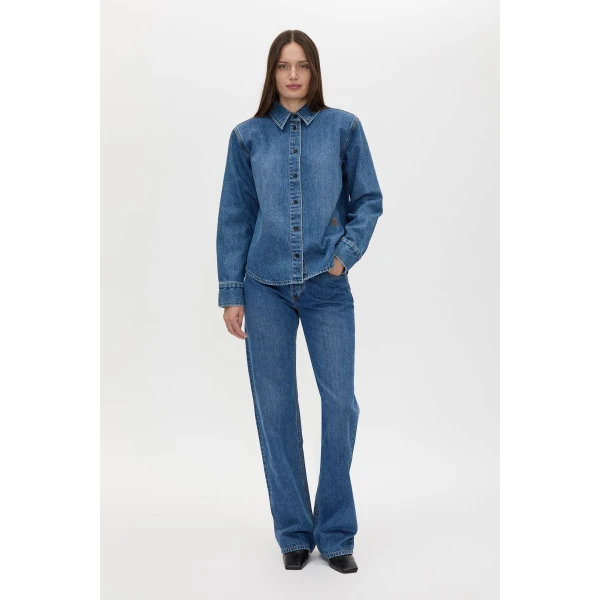 Camilla and Marc Caden Denim Shirt - Tops - Luxury Ready-to-Wear at Luxury Shoes 