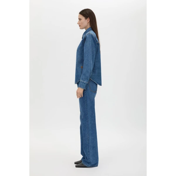 Camilla and Marc Caden Denim Shirt - Tops - Luxury Ready-to-Wear at Luxury Shoes 