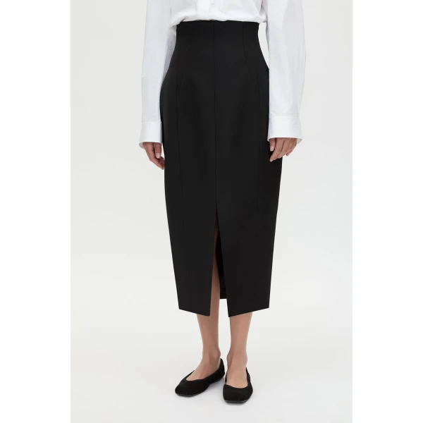 Camilla and Marc Caius High Corset Waist Midi Skirt - Skirts - Luxury Ready-to-Wear at Luxury Shoes 