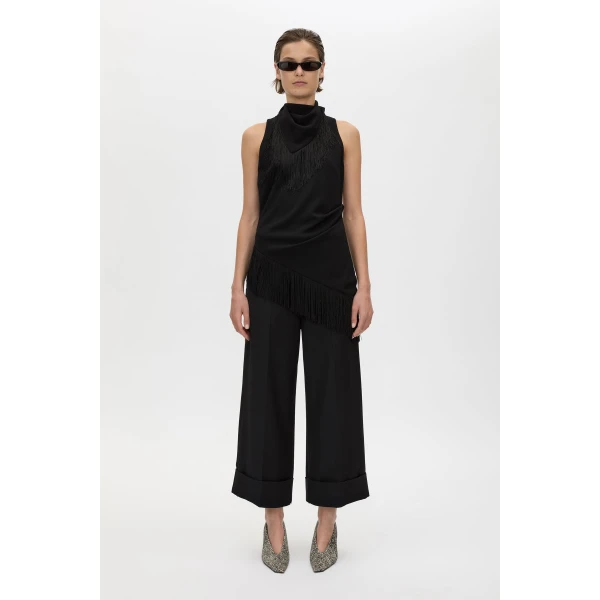 Camilla and Marc Caius Manstyle Wide Leg Pant - Pants - Luxury Ready-to-Wear at Luxury Shoes 
