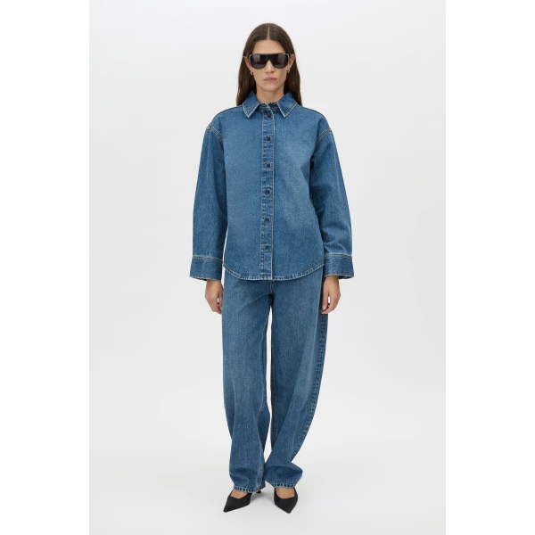 Camilla and Marc Carlo Denim Shirt - Tops - Luxury Ready-to-Wear at Luxury Shoes 