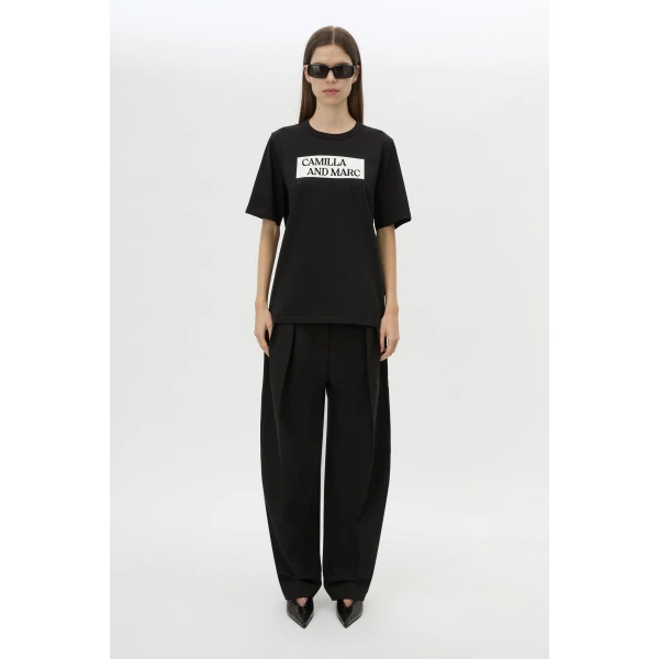 Camilla and Marc Carmont Graphic Tee - Tops - Luxury Ready-to-Wear at Luxury Shoes 