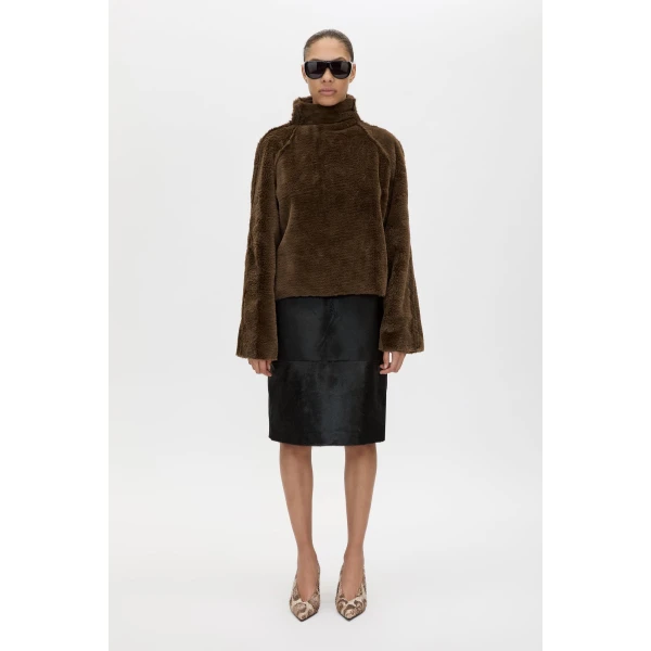 Camilla and Marc Contour Leather Skirt - Skirts - Luxury Ready-to-Wear at Luxury Shoes 