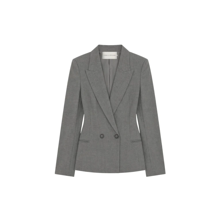 Camilla and Marc Crest Fitted Blazer - Jackets - Luxury Ready-to-Wear at Luxury Shoes 