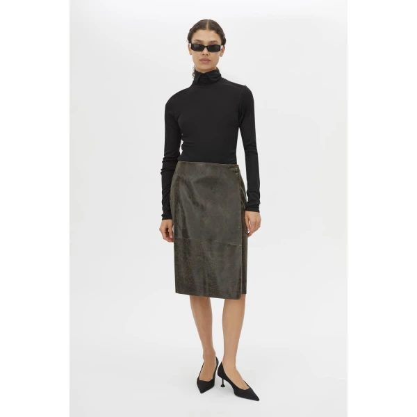 Camilla and Marc Dawn Leather Skirt - Skirts - Luxury Ready-to-Wear at Luxury Shoes 