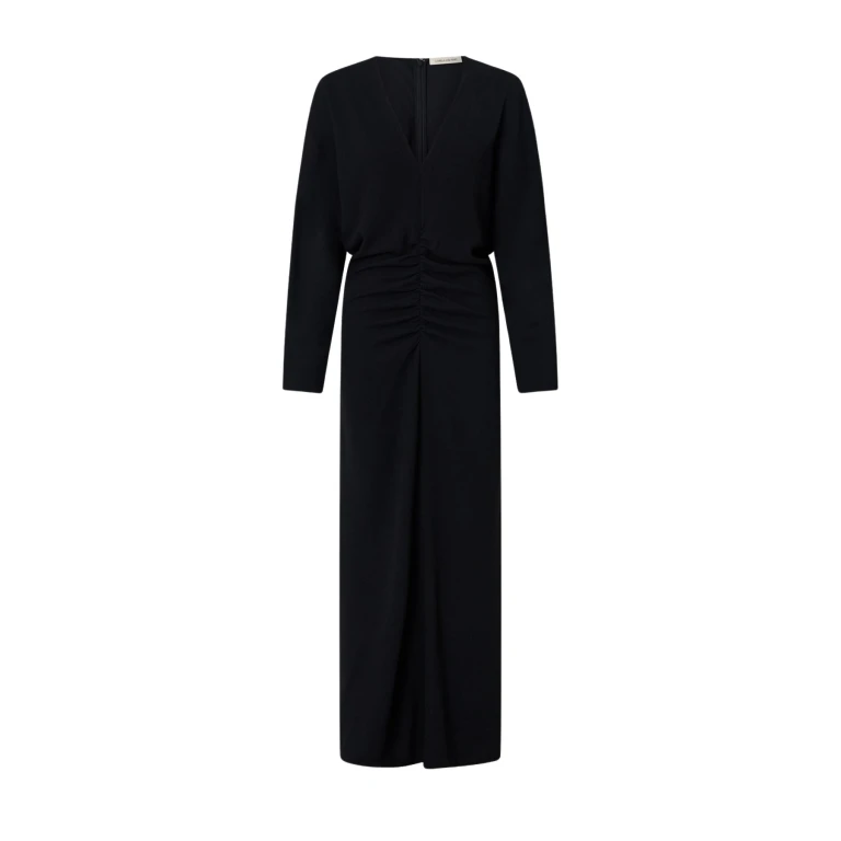Camilla and Marc Dune Draped Waist Midi Dress - Dresses - Luxury Ready-to-Wear at Luxury Shoes 
