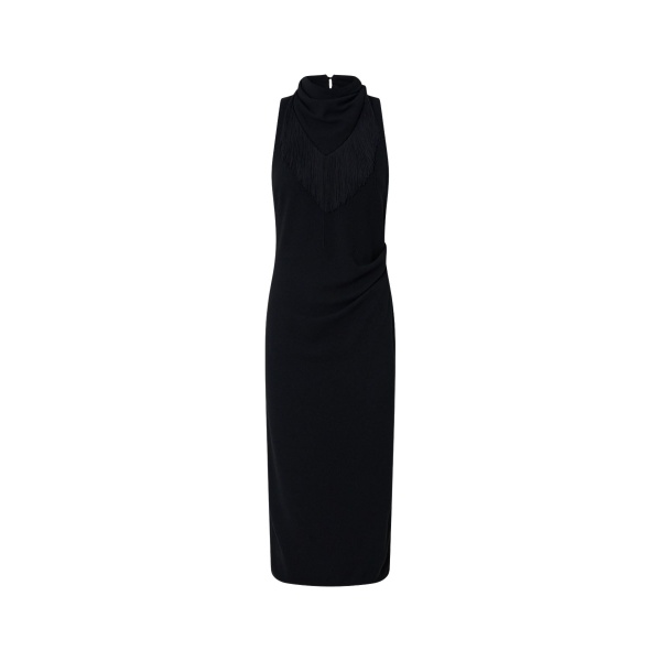 Camilla and Marc Dune Fringe Detail Midi Dress - Dresses - Luxury Ready-to-Wear at Luxury Shoes 