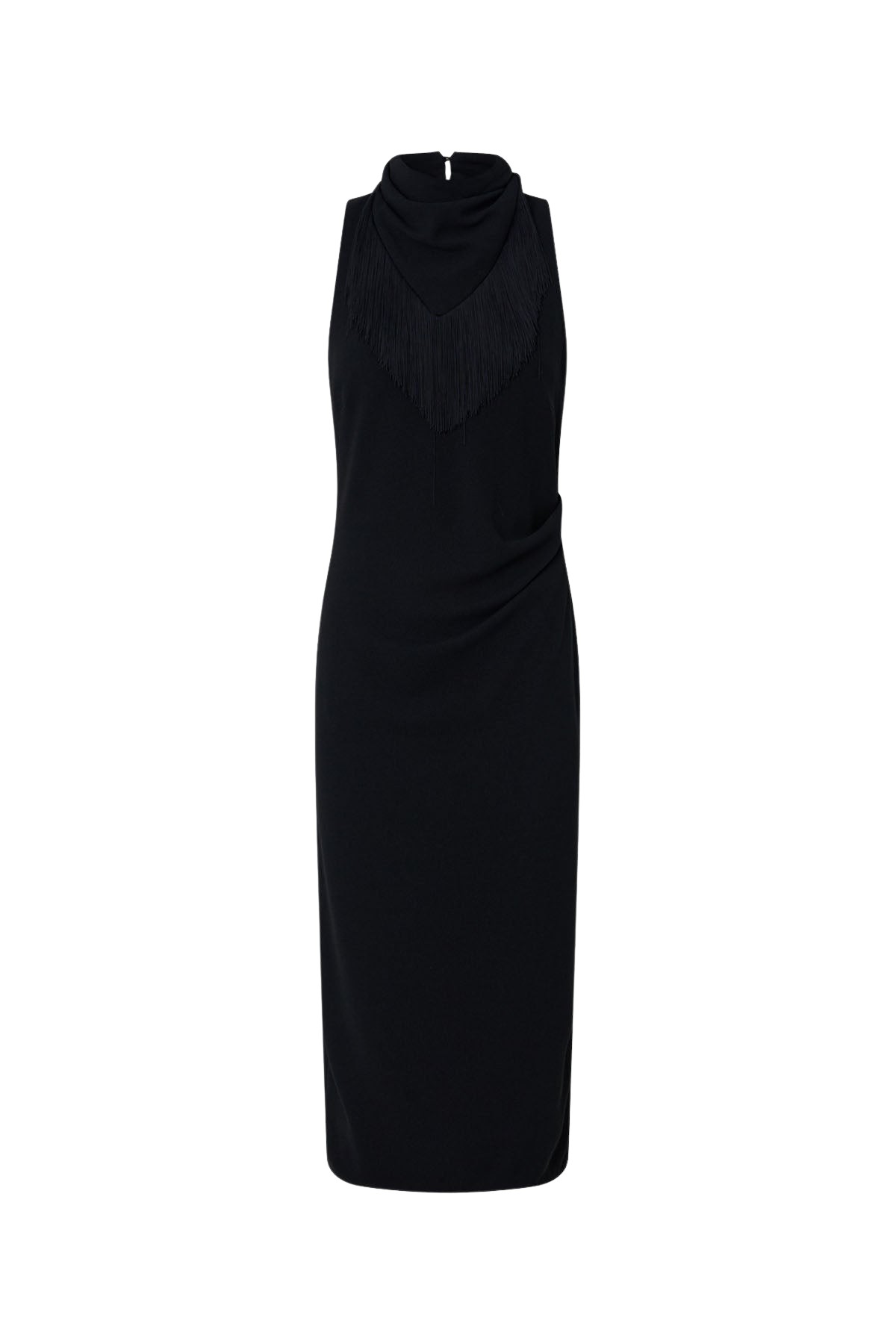Camilla and Marc Dune Fringe Detail Midi Dress - Dresses - Luxury Ready-to-Wear at Luxury Shoes 