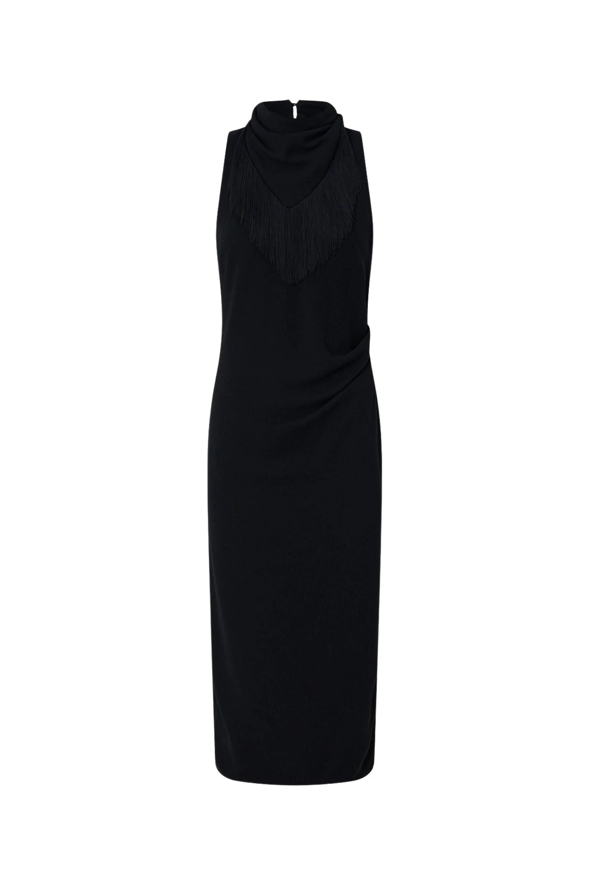 Camilla-and-Marc-Dune-Fringe-Detail-Midi-Dress-coveti44744_nobg Camilla and Marc Dune Fringe Detail Midi Dress - Dresses - Luxury Ready-to-Wear at Luxury Shoes
