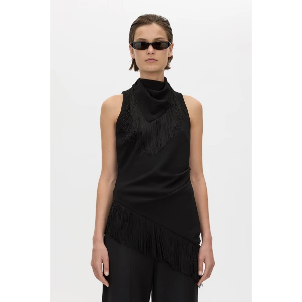 Camilla and Marc Dune Fringe Top - Tops - Luxury Ready-to-Wear at Luxury Shoes 