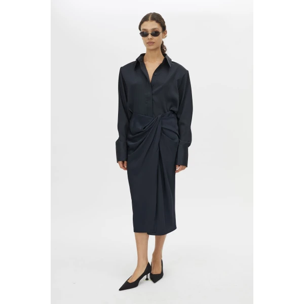 Camilla and Marc Elowyn Wrap Midi Skirt - Skirts - Luxury Ready-to-Wear at Luxury Shoes 