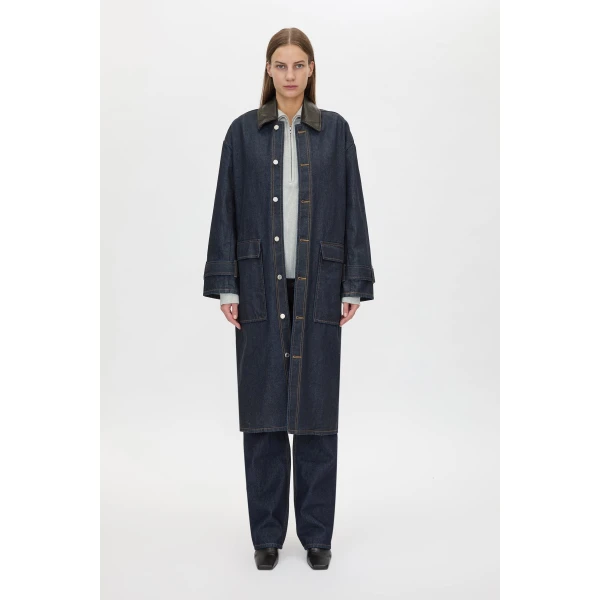 Camilla and Marc Enzo Denim Coat - Coats - Luxury Ready-to-Wear at Luxury Shoes 