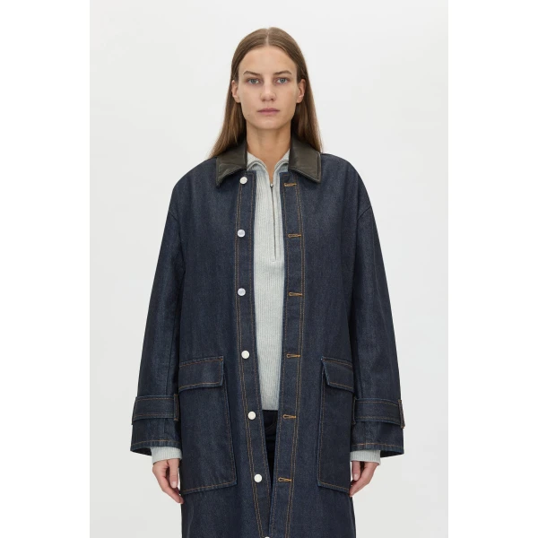 Camilla and Marc Enzo Denim Coat - Coats - Luxury Ready-to-Wear at Luxury Shoes 
