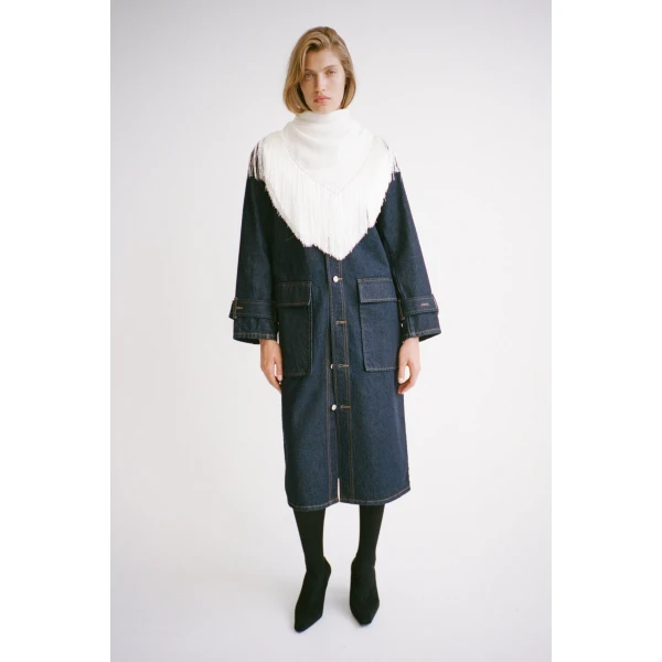 Camilla and Marc Enzo Denim Coat - Coats - Luxury Ready-to-Wear at Luxury Shoes 